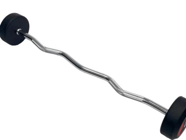 20LB-60LB Ruber EZ Curl Barbell Set (no rack)