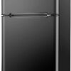 Euhomy Mini Fridge with Freezer, 3.2 Cu.Ft Mini Refrigerator with Freezer