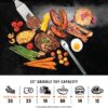 Blackstone 1666 22 Tabletop Griddle with Stainless Steel Faceplate, Powder Coated Steel, Black