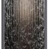 Alpine Mirror Waterfall Fountain with Stones & Lights, 72", Indoor/Outdoor Zen Decor