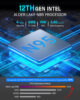 KAMRUI GK3Plus Mini PC, 16GB RAM 512GB M.2 SSD Mini Computers