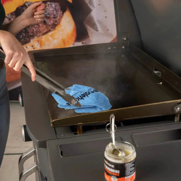 28 Inch Blackstone Griddle 2080 with Hood XL Griddle Original 3-Burner Outdoor Flat Top Grill, with Blackstone Griddle Accessories, Seasoning, and...