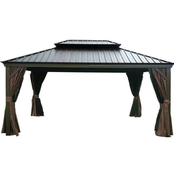 Alexander 16 Ft. W X 12 Ft. D Aluminum Patio Gazebo