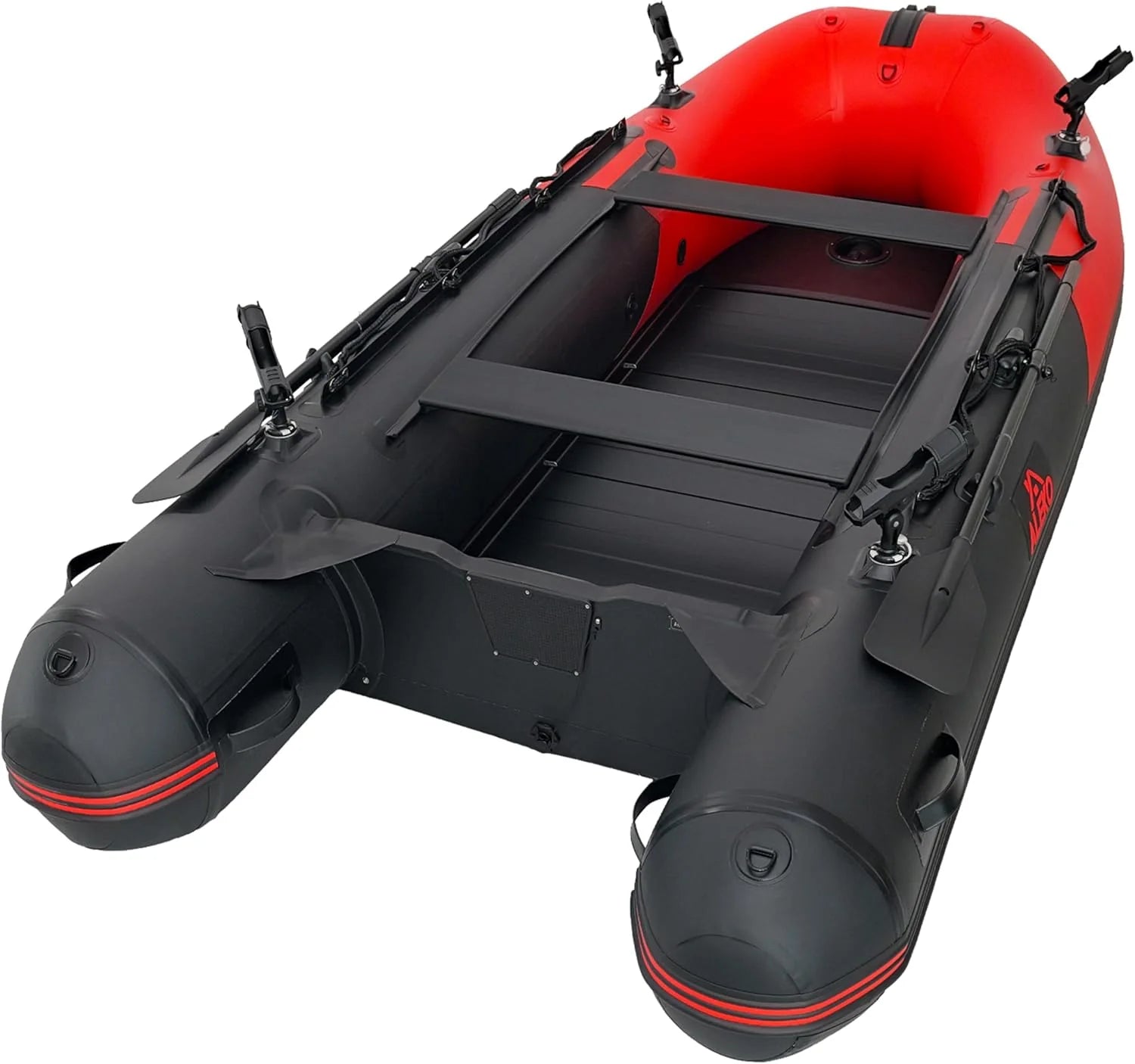 eb95702578f19ecbfd7ecf8de5787b7bf3cbb68aac82ae32e9bfff64a613e7e4 Inflatable Boat | Yacht Dinghy Tender Raft | Multi Person Fishing Boat | Aluminum Floor Oars | Fishing Rod Holders | Heavy-Duty PVC | 2024 Model |
