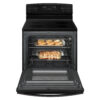 4.8 cu. ft. Electric Range in Stainless Steel Black