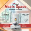 23,500 BTU Indoor Outdoor Convection Kerosene Heater, 2 Pack