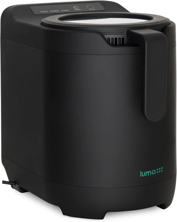 Electric Kitchen Composter 2.5L Odorless Countertop Bin with Clear-View Lid, Smart Food Waste Disposal