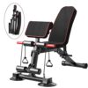 Adjustable Weight Bench - Utility Weight Benches for Full Body Workout, Foldable Flat