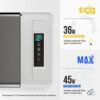 12 Volt Refrigerator 12V Car Fridge 23 Quart Portable Freezer Compressor Cooler 12/24V DC 110~240 Volt AC for Truck Van RV Camper SUV Travel...