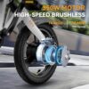 EB3 Electric Bike Adults 21mph, 500W Peak Motor, 270Wh Battery, Rear Suspension, 3 Levels Assist, 14" Folding Ebike for Adults and Teens, Complies...