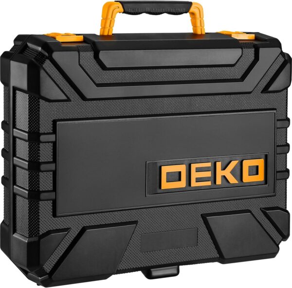 DEKOPRO Tool Set Tool Kit with 8V Cordless Drill,Tool Box with Drill,Hand Drill Set for Men & Women,Home Tool Kits for House Repair,Handyman,DIY...