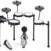 Nitro Max Electric Drum Set with Mesh Pads & Bluetooth