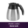 Mr. Coffee 10-Cup Programmable Coffee Maker, Insulated Thermal Carafe