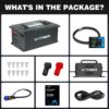 48V 105Ah Lithium Battery, Smart BMS, Touch Monitor, APP