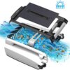 Betta SE Solar Powered Automatic Robotic Pool Surface Skimmer Cleaner with 30-Hour Continuous Cleaning Battery Power and Re-Engineered Twin Salt...