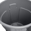 Yellow Heavy-Duty Trash/Garbage Can, (Pack of 6)