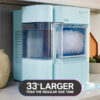 GE Profile Opal 2.0 XL with 1 Gallon Tank, Chewable Crunchable Countertop Nugget Ice Maker, Scoop included, 38 lbs in 24 hours, Pellet Ice Machine...