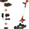 BLACK+DECKER Combination String Trimmer, Lawn Mower, and Edger, Cordless 3-in-1